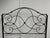Late 20th Century Queen Size Bombay Company Scrollwork Metal Bed Frame, Vintage For Sale - Image 5 of 12