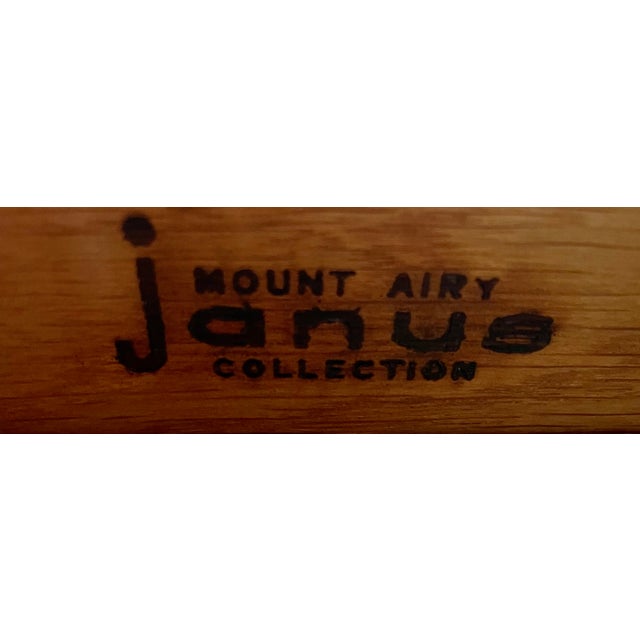 Mount Airy Janus Mid Century Walnut Lowboy Dresser For Sale - Image 10 of 10