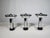 Metal Space Age Chrome Wall Lamps by Staff, 1970s, Set of 3 For Sale - Image 7 of 7