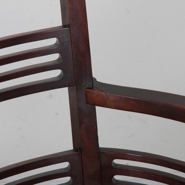 Arts and Crafts English Armchair by J.S. Henry, 19th Century For Sale - Image 6 of 11