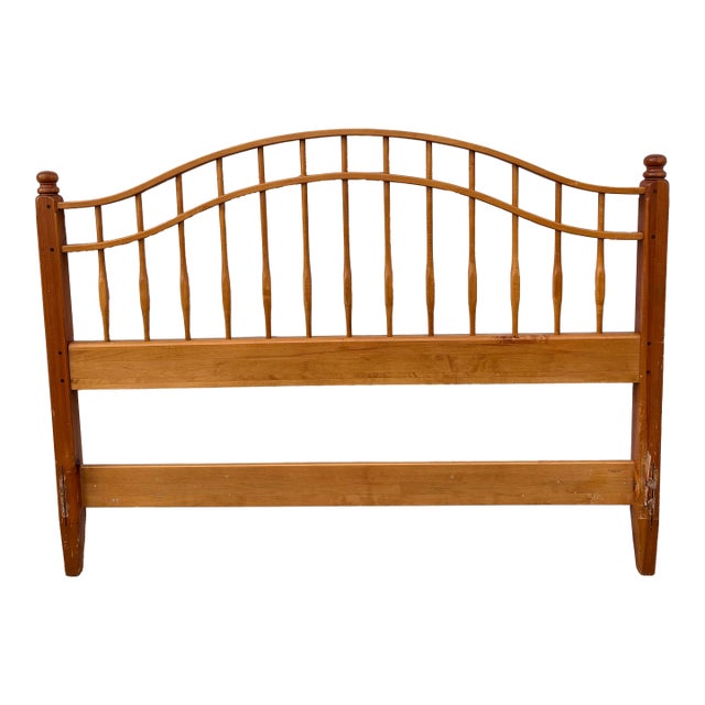 1990s Ethan Allen Country Crossings Queen Headboard For Sale