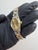 Vintage Rolex Oyster Perpetual 6551 Two Tone 18k Gold Champagne Dial 31mm Watch For Sale - Image 9 of 9