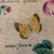 Vintage Berry Butterfly Botanical Screen Print Upholstery Fabric, 6 Yards For Sale In Raleigh - Image 6 of 11