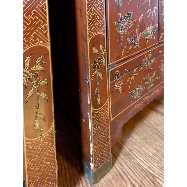 Early 20th Century Pair of Chinese Chests (Bedside Tables) From Estate of Tony Duquette For Sale - Image 13 of 15