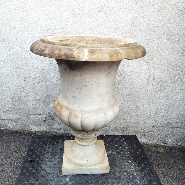 Late 18th Century Medici Vase in White Marble For Sale - Image 14 of 17