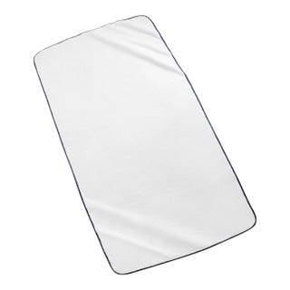 Ducap Pool Towel, White/Navy Blue For Sale