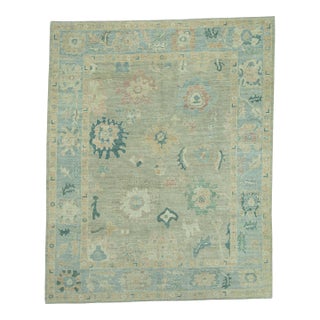 Turkish Oushak Rug 8'5" x 10'5" #19310 For Sale