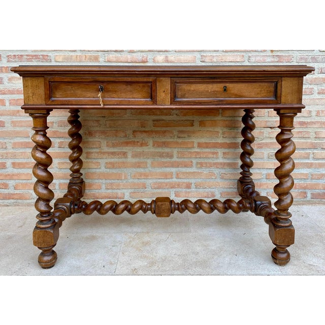 Early 19th Century French Walnut Worktable For Sale - Image 16 of 18