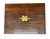 English Antique Rosewood Travel Box With Brass Inlay, Complete With All Interior Items For Sale - Image 3 of 8