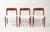Amazing Set Of 10 1960's Teak and Italian leather dining chairs by Niels Otto Moller 8 side chairs model 77 and 2...