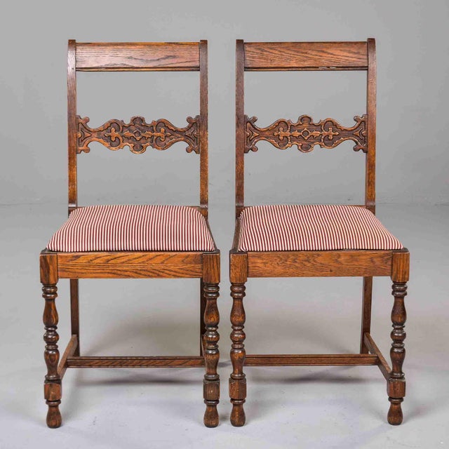 Victorian Late 19th Century Victorian English Side Chairs - Set of Four For Sale - Image 3 of 12
