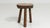 Brown 20th Century French Brutalist Oak Stool with Sculptural Form For Sale - Image 8 of 11