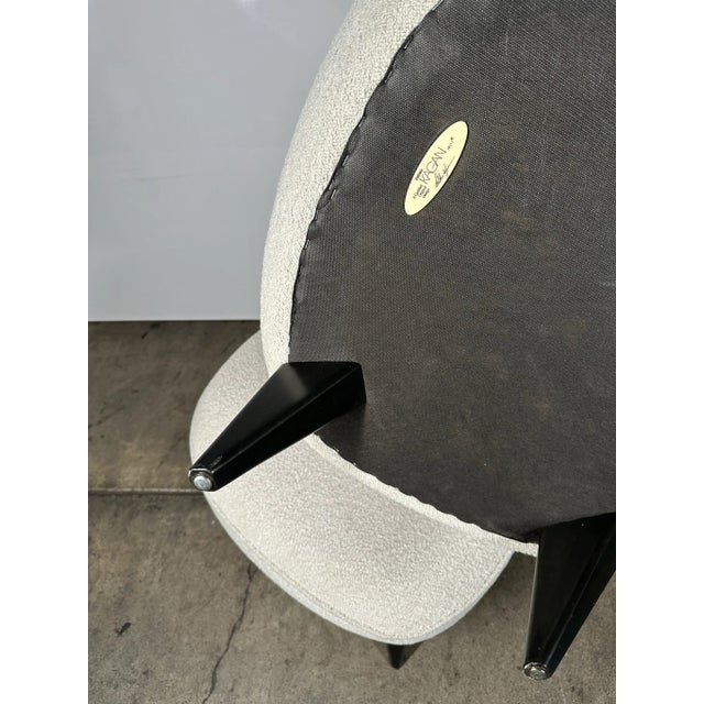 Early 21st Century Vladamir Kagan Barrel Foot Stools - Set of 2 For Sale In Los Angeles - Image 6 of 7