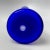 Glass Vintage 1980s Peking Glass Overlay Vase 10¼″ Tall in Cobalt Blue & Frost Cameo Glass, Hand-Carved Crystal Brand, in the Style of Pilgrim Glass For Sale - Image 7 of 10
