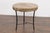 Antique French 1920s Faux-Bois Stone Round Side Table on Custom-Made Iron Base For Sale - Image 10 of 10