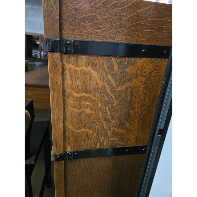 1910s Globe-Wernieke Co. Arts & Crafts-Style Barrister's Bookcase For Sale In Washington DC - Image 6 of 11