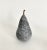 Contemporary Medium Hand-Carved Gray Marble Pear For Sale - Image 3 of 5