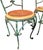 Exceptional Pair of Elegant Iron and Leather Brutalist 1970s French Chairs With Enduring Strength. For Sale - Image 4 of 12
