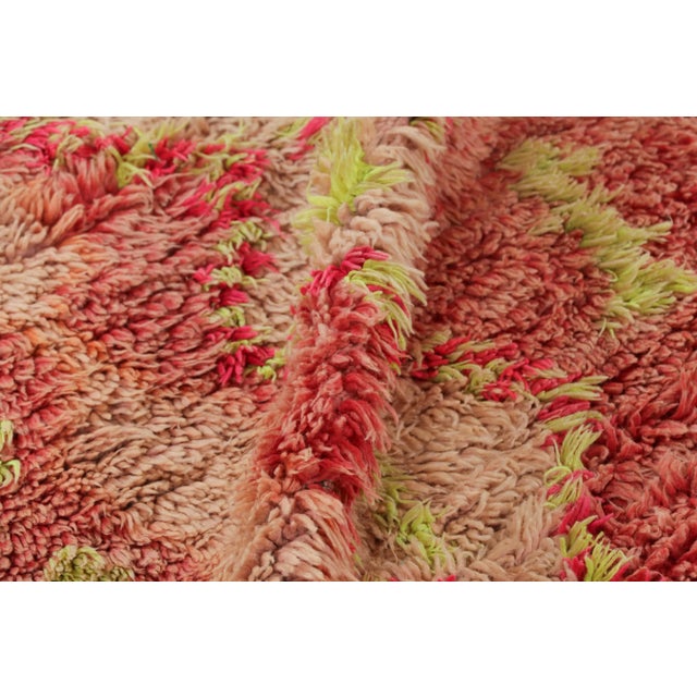 Textile Vintage Moroccan Runner Rug With Colorful Geometric Medallions - Rug & Kilim For Sale - Image 7 of 8