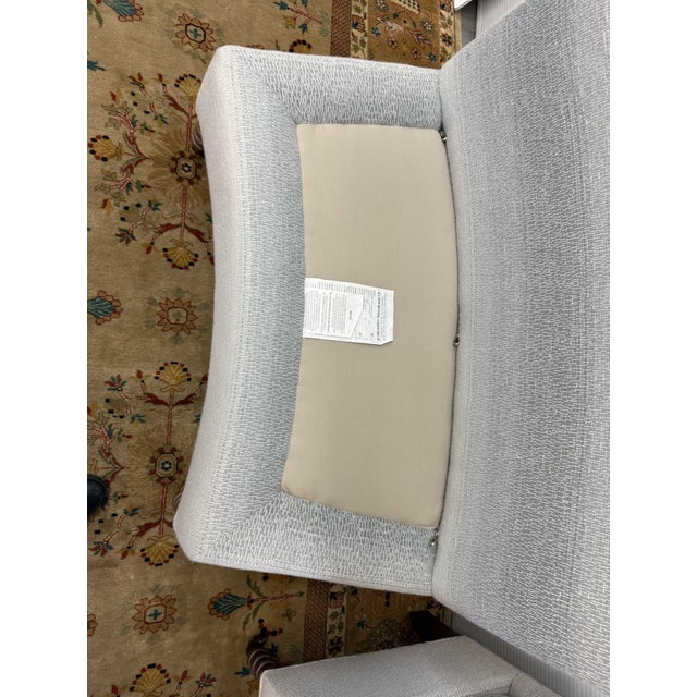 Ombre Curved Sectional/Bench, Bespoke For Sale - Image 4 of 12
