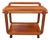 Danish Teak Drinks Trolley with Loose Tray, 1960s For Sale
