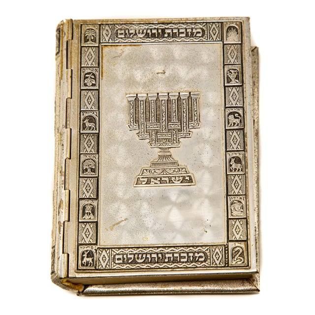 Metal Mid 19th Century Sterling Silver Prayer Book For Sale - Image 7 of 13