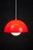 Red Mid-Century Danish Pendant Lamp, 1960s For Sale - Image 8 of 12