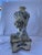 Blue Mid 20th Century Blue and White Asian Foo Dogs Ceramic Vase For Sale - Image 8 of 13