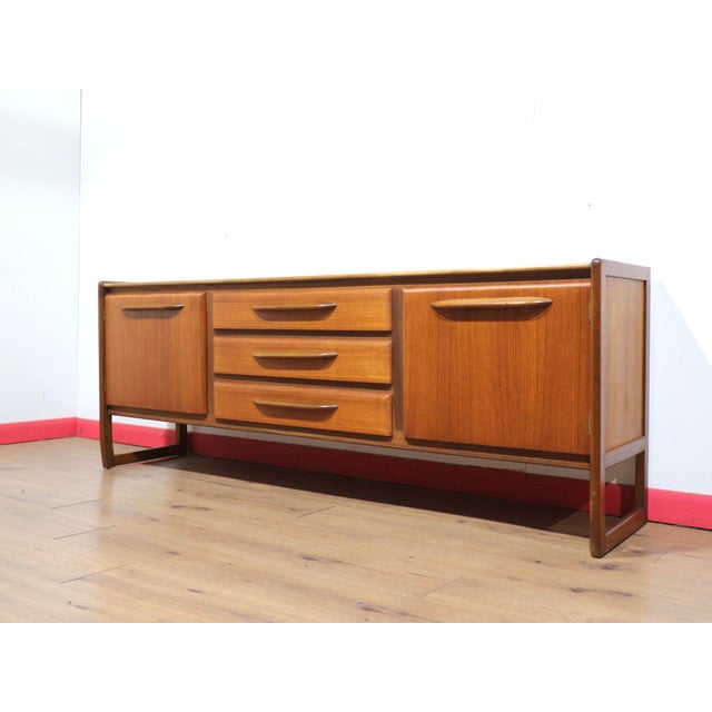 Mid Century Modern Vintage Teak British Credenza Sideboard For Sale - Image 14 of 14