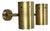 Minimalist Brass Hole Wall Spot Lights, Italy, 1970s, Set of 2 For Sale