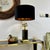 Exceptional and rare Hollywood Regency table lamp in the manner of Maison Charles, France 1970s. Gilt brass pare down base...