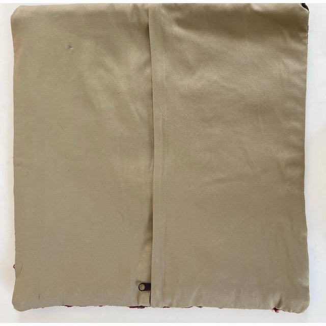 Antique Romanian Bessarabian Tapestry Wool Kilim Pillow Cover C1930s 16"x 16" This Antique Romanian Bessarabian Tapestry...