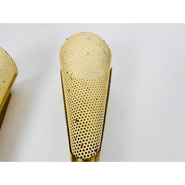 Brass Sconces by Maison Lunel, 1960, France - A Pair For Sale - Image 12 of 13