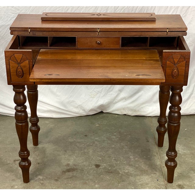 Antique Mahogany Carved Eastlake Ladies Writing Desk Chairish