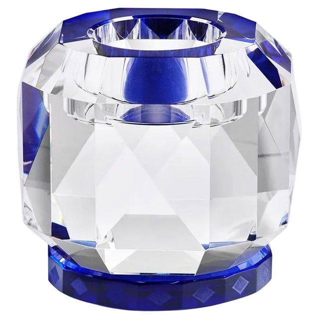 Texas Cobalt Crystal T-Light by Reflections Copenhagen For Sale