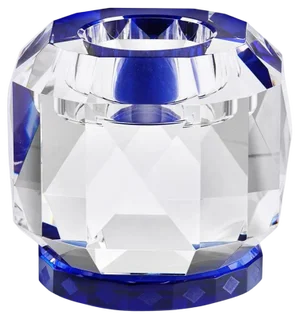 Texas Cobalt Crystal T-Light by Reflections Copenhagen