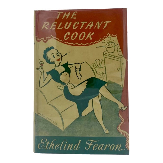 The Reluctant Cook by Ethelind Fearon 1957 Hardcover Book For Sale