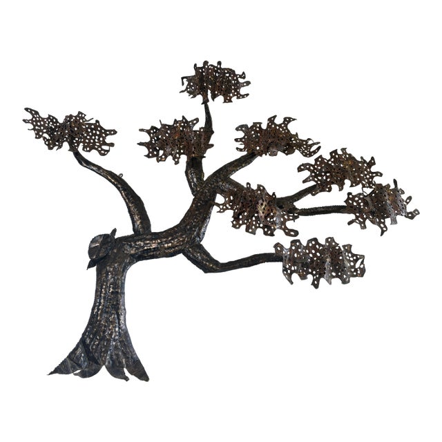 Brutalist Tree Sculpture For Sale