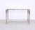 Hollywood Regency Vintage Glass and Metal Console Table by Pierre Vandel, 1970s For Sale - Image 3 of 12