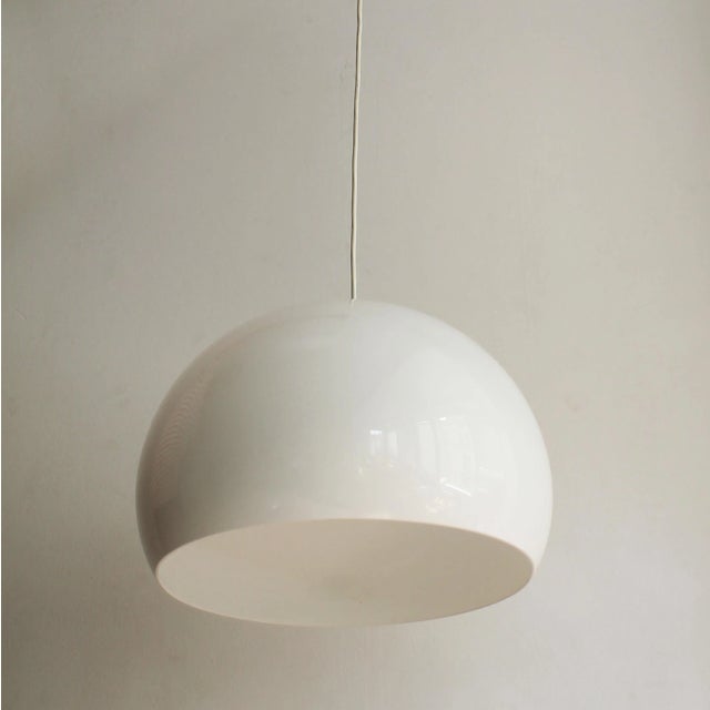 1970s Large White Ceiling Pendant, 1970s For Sale - Image 5 of 10