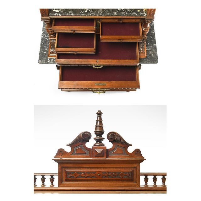 19th Century French Dentist Cabinet For Sale - Image 3 of 6