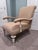Upholstered Accent Chair With Turned Wood Legs For Sale In New York - Image 6 of 14