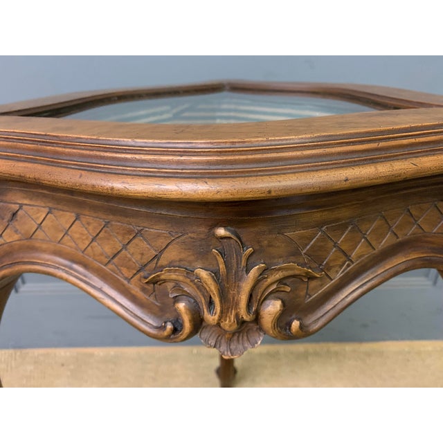 Wood French Walnut Jewelry Table, 1890 For Sale - Image 7 of 11