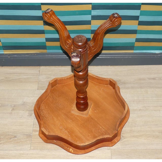 Brown Chippendale Side Table, 1960s For Sale - Image 8 of 9