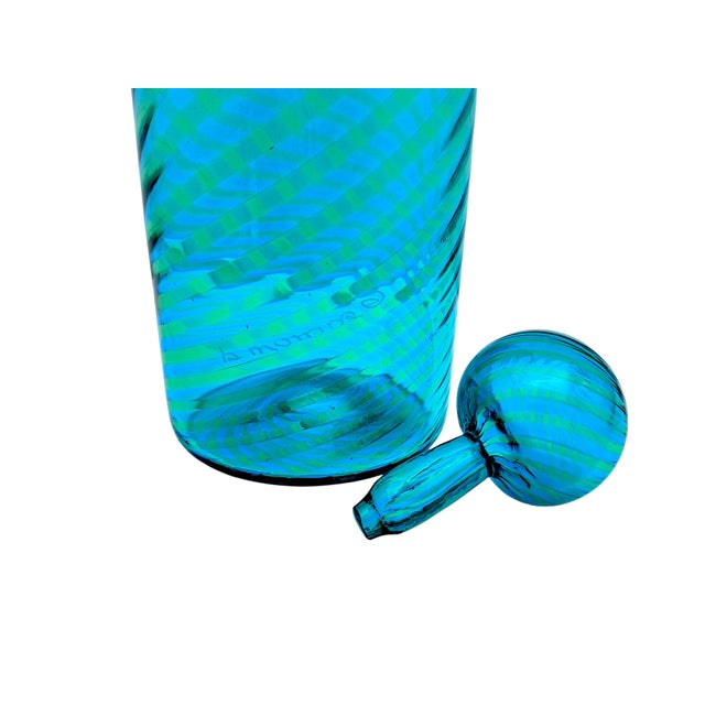 Contemporary Murano Glass Bottle from La Murrina, 1970s For Sale - Image 3 of 9