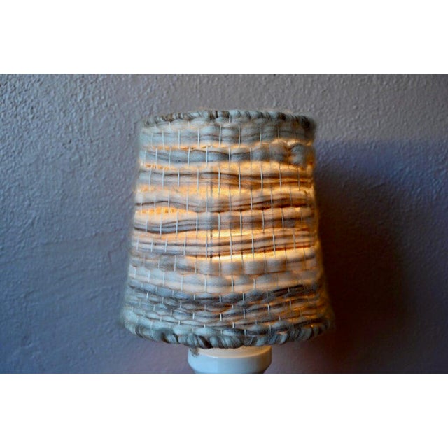 Boho Chic French Table Lamp in Virebent Porcelain, 1960s For Sale - Image 3 of 10