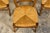 1960s Set of 12 French Louis Philippe Style Walnut Dining Chairs With Rush Seats For Sale - Image 5 of 18