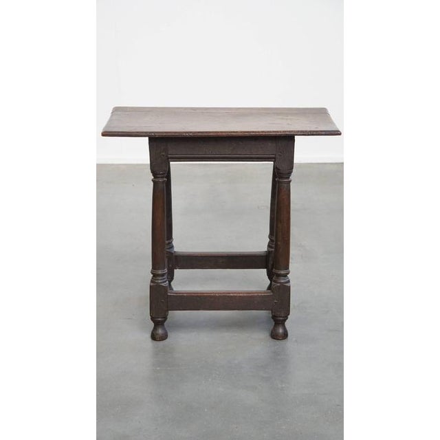 Large Antique English Side Table For Sale - Image 4 of 14