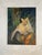 Striking panther painting, this beautiful piece is great unframed as it is or could be framed! Signed
