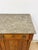 Antique French Provincial Marble Burlwood Buffet 2 Drawer Locking Cabinet For Sale - Image 13 of 18